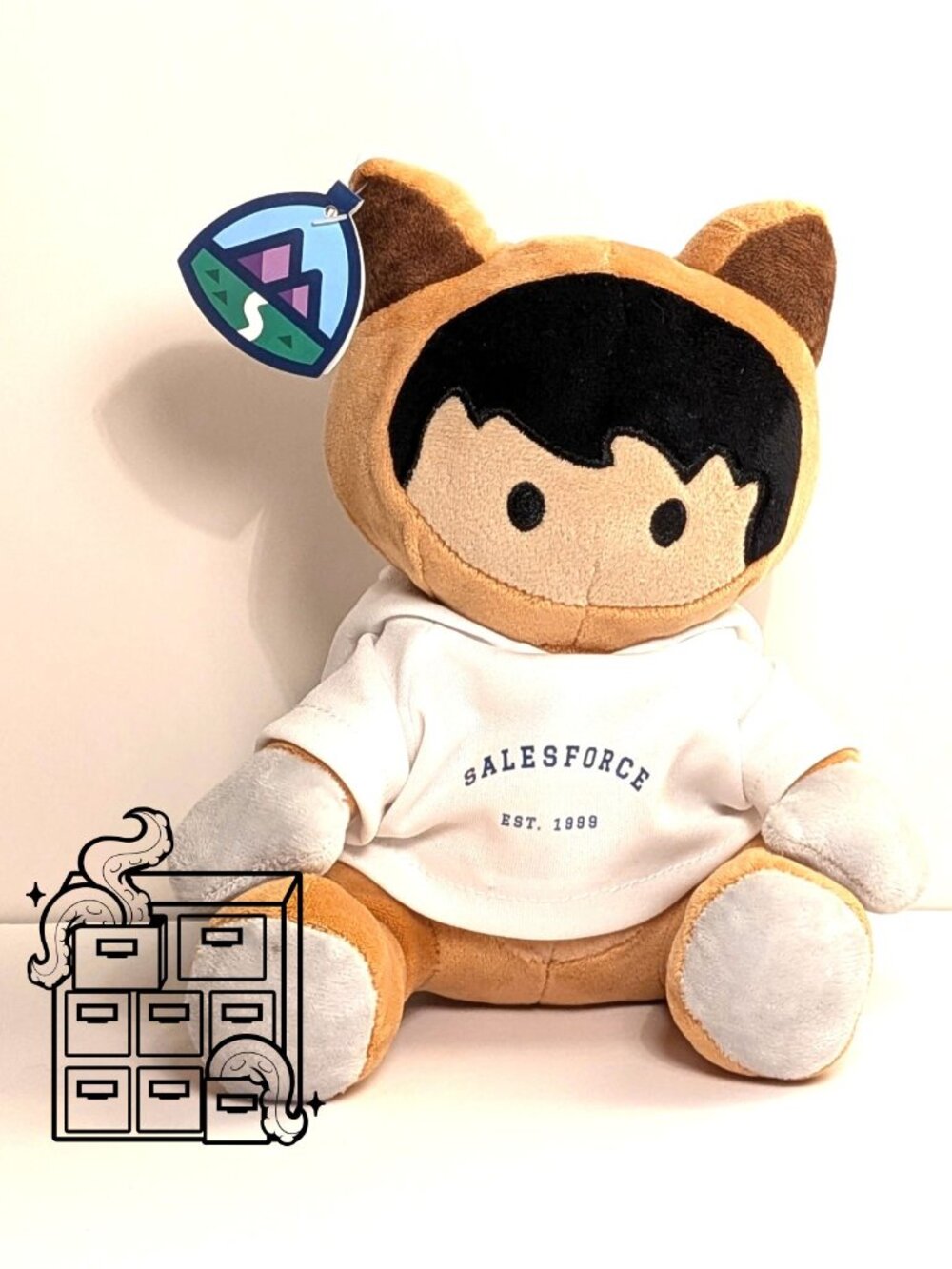 Salesforce Astro Nomical Blazing Trails Trailhead Racoon Guy Plushie NWT